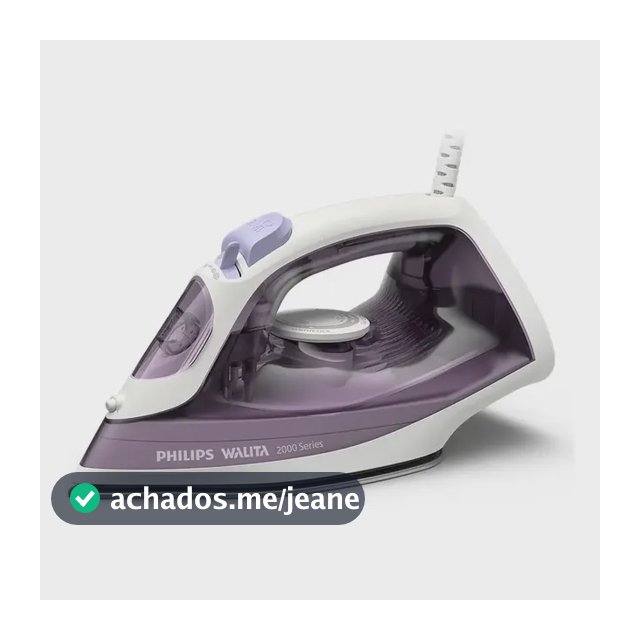 Ferro A Vapor DST2020/32 Série 2000 1400W Lilás Philips Walita 127v
