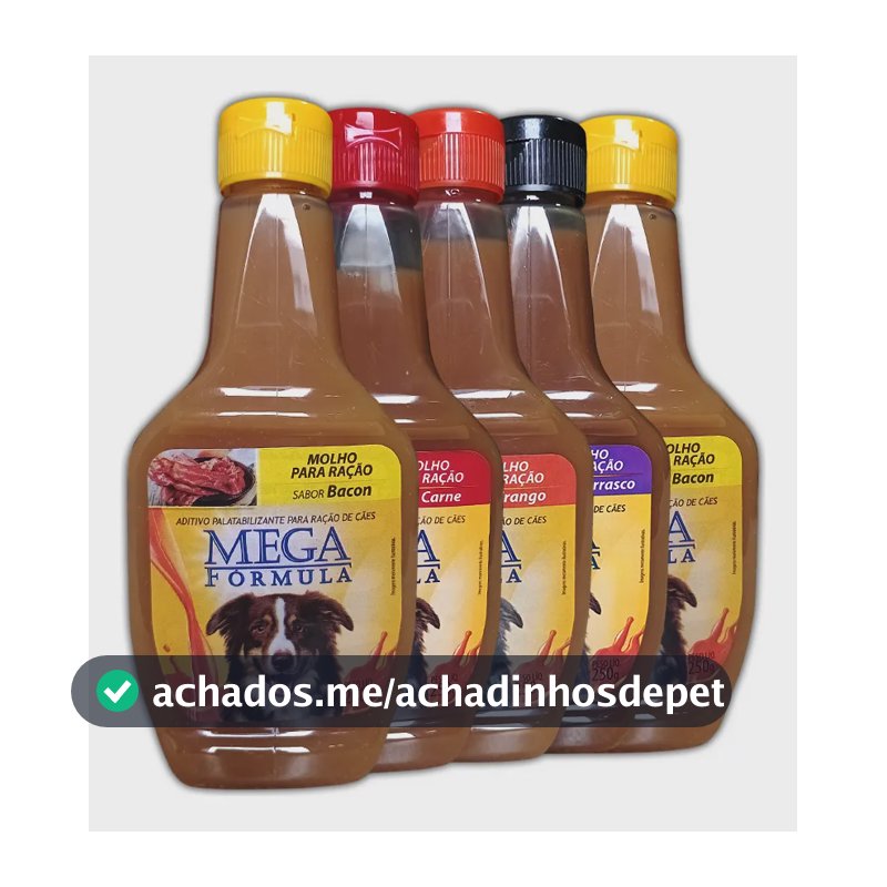 5 Molhos Para Ração De Cachorro Petisco Sabores Diversos