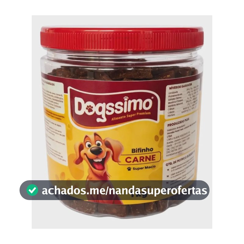 Petisco Bifinho Dogssimo Sabor Carne 1kg