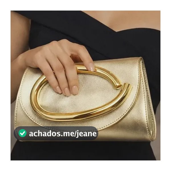 Bolsa Clutch Feminina Dourada Luxo Para Festa Casamento