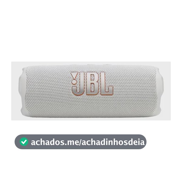 Caixa De Som Flip 7 Bluetooth Prova Dágua Branco Jbl Bivolt Branco 127/220v