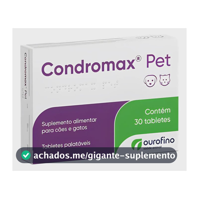 Condromax Pet 30 Comprimidos Ourofino Suplemento - Full