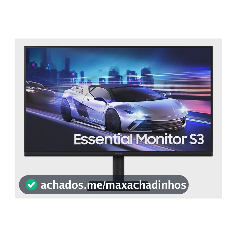 Monitor Gamer Samsung 27" FHD,120 Hz, HDMI, Preto, S3