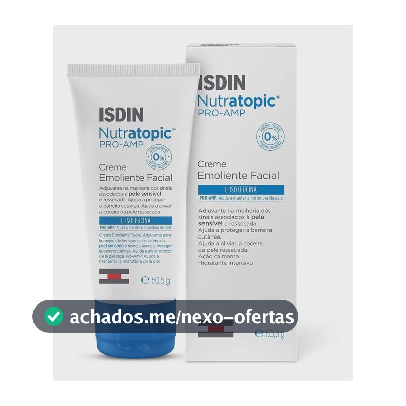 ISDIN Creme Facial para Pele Sensível Nutratopic Pro AMP 50,5g