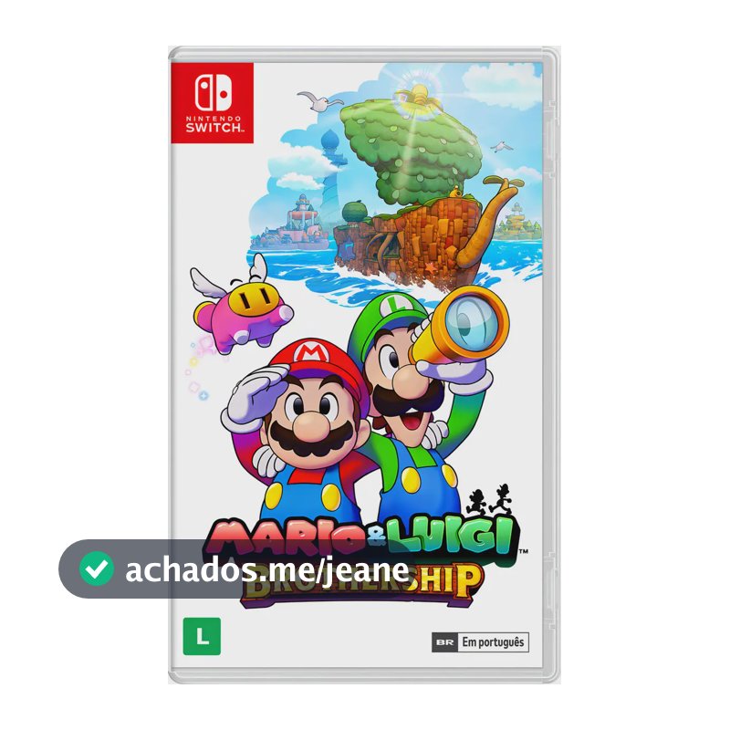 Jogo Mario & Luigi Brothership Switch Físico