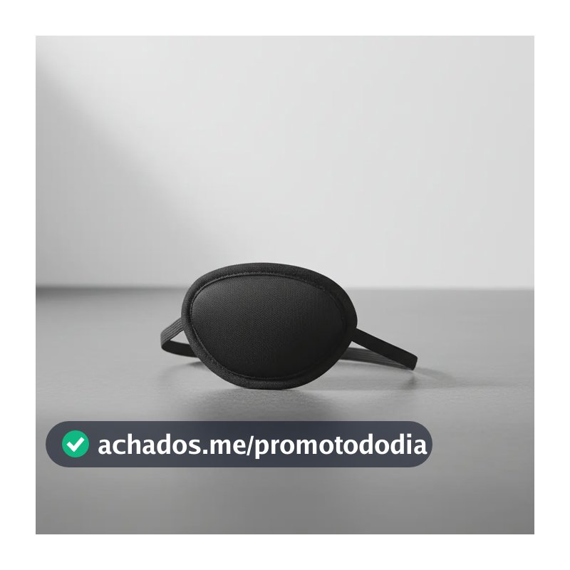 Tapa Olho Pirata Neoprene Oclusor Estrabismo Ambliopia