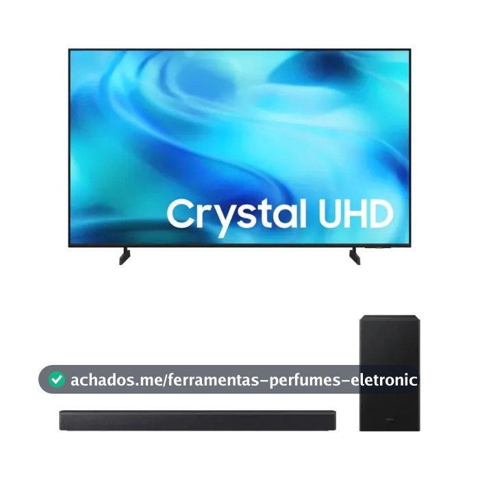 Samsung Smart Tv 58 Crystal Uhd 4k 2026 + Soundbar Samsung Hw-b450f