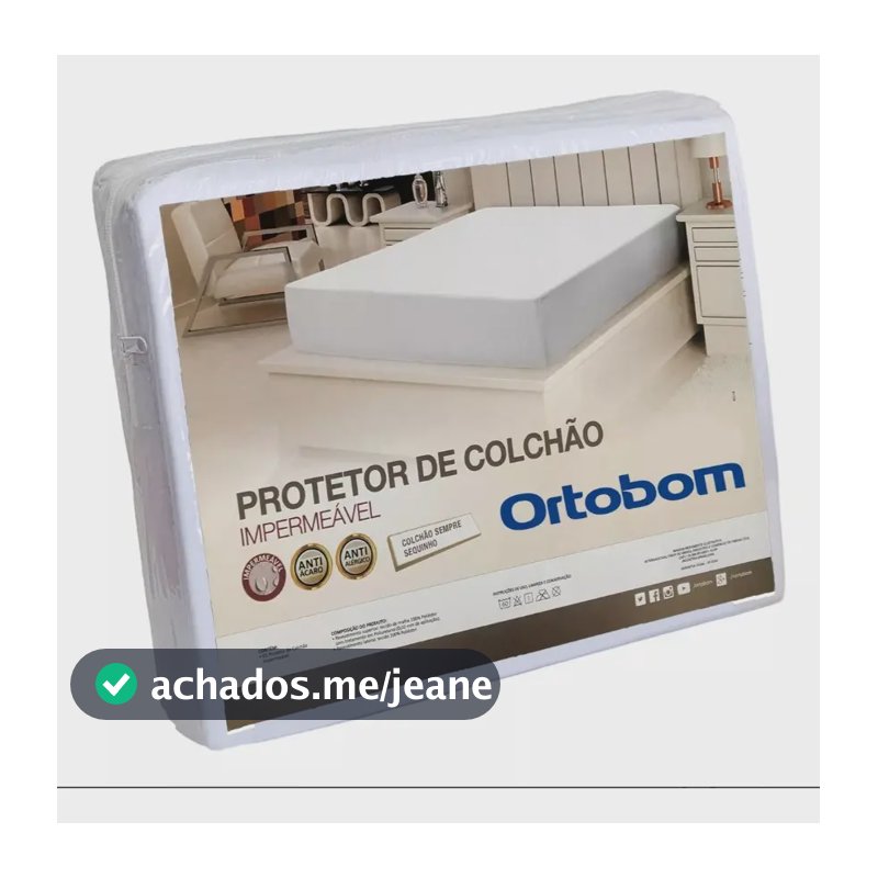 Protetor De Colchão Ortobom King Impermeável Antifúngico