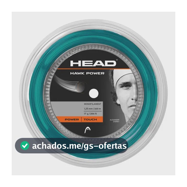 Corda Head Hawk Power 16l 1.30 Mm Set 12 Metros 1.3 Mm Azul-petróleo