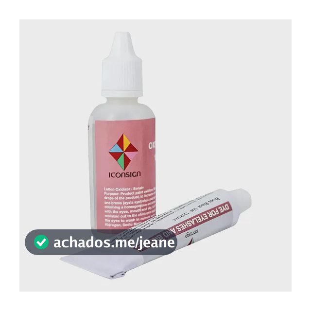 Kit Tintura Iconsign Profissional Para Cílios E Sobrancelha