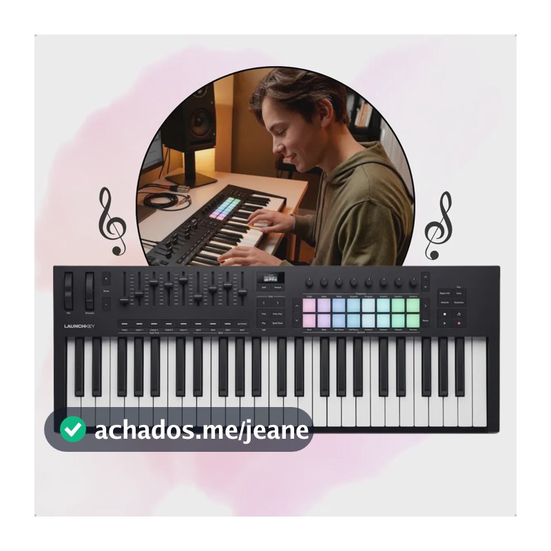 Teclado Midi Novation Launchkey Mk4 49 Teclas
