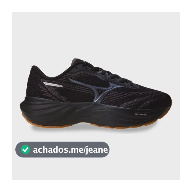 Tênis Esportivo Masculino Goya 3 Mizuno Preto/preto Lisa 42 Br