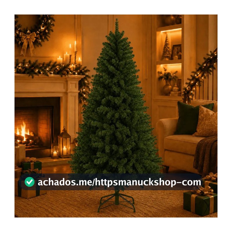 Árvore De Natal Verde Luxo 150 500 Galho - Pé De Ferro DEKASA