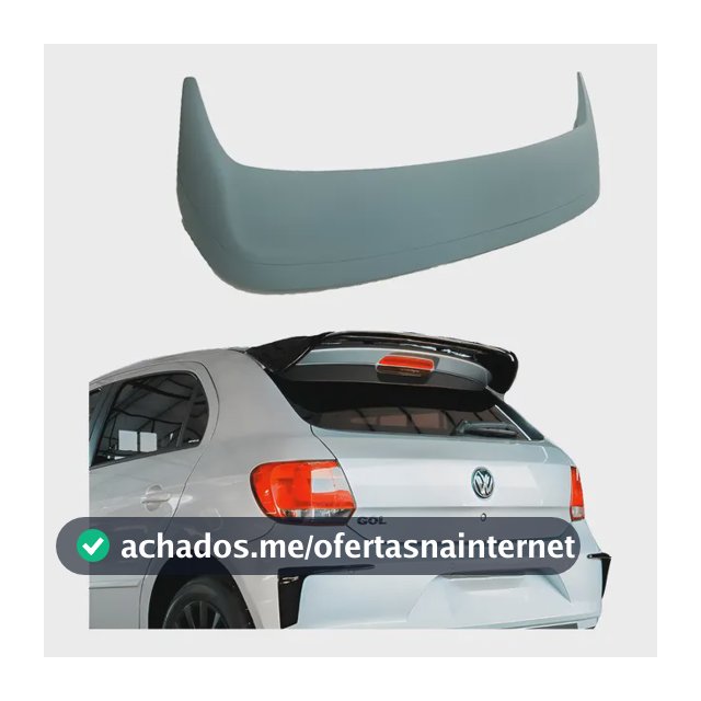 Aerofólio Gol G6 Race Cinza