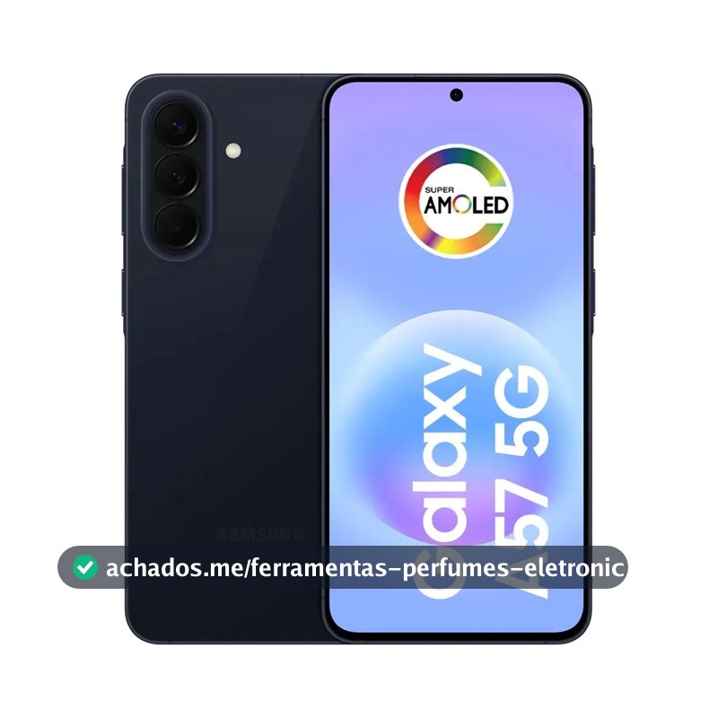 Celular Samsung Galaxy A57 5g 128gb, 8gb Ram, Câmera 50mp, Ip68, Super Amoled 6.7 , Recursos Ai - Cinza