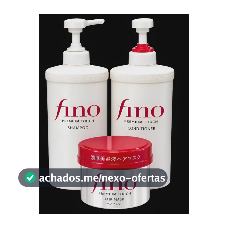 Kit Fino Premium Touch Shampoo, Condicionador E Máscara
