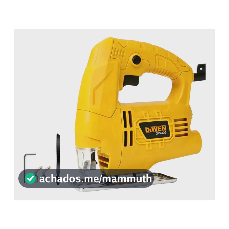 Serra Tico-tico DeWEN Elétrica 600W Com Velocidade Variável 3000 RPM para Marcenaria