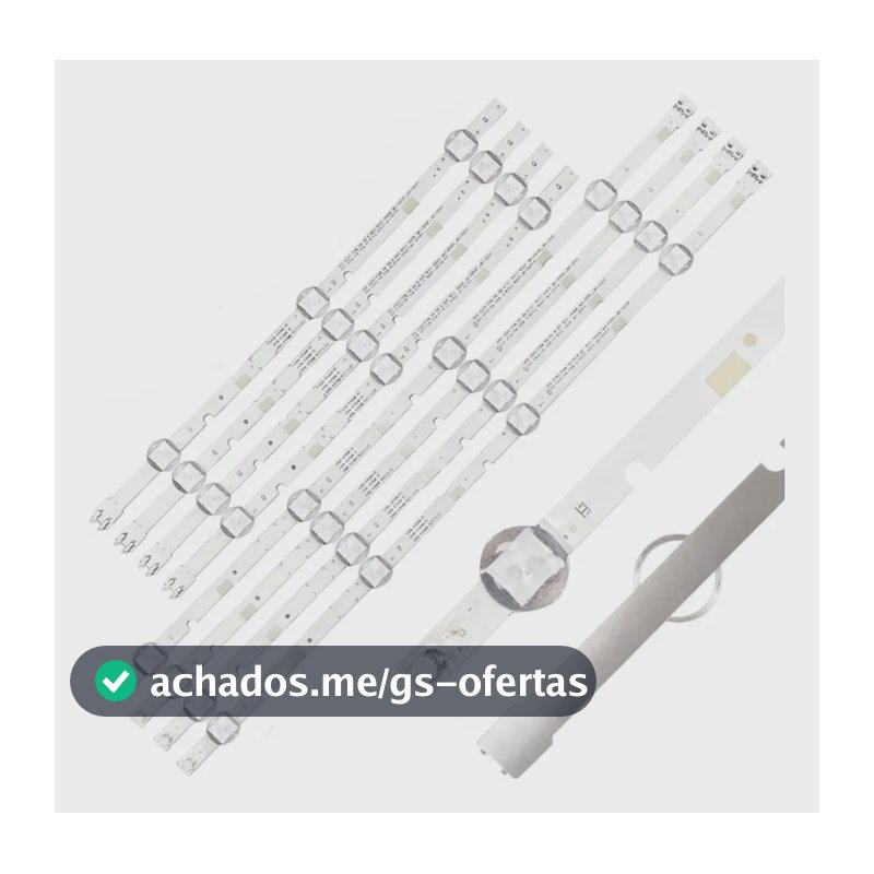 Kit Barras Led Compativel Tv Samsung Un43j5200ag Un43j5290ag