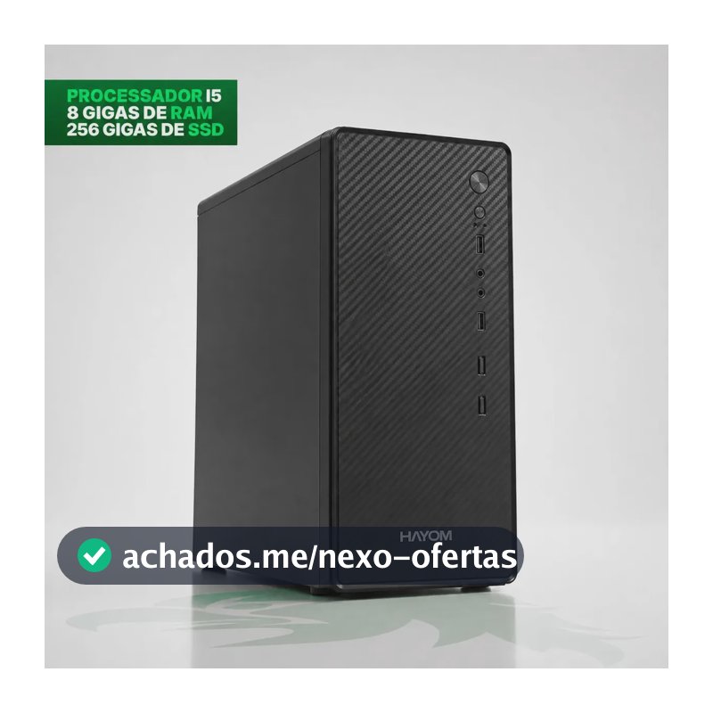 Computador Intel Core i5 3470 8GB RAM SSD 256GB Windows 10 Frequência Máxima 3.60GHz Pholex