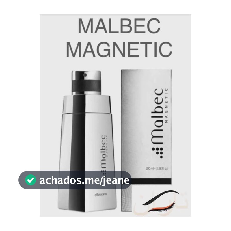 Colônia masculina O Boticário Malbec Magnetic 100ml original amadeirado