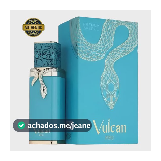Perfume Árabe French Avenue Vulcan Feu Eau De Parfum 100ml