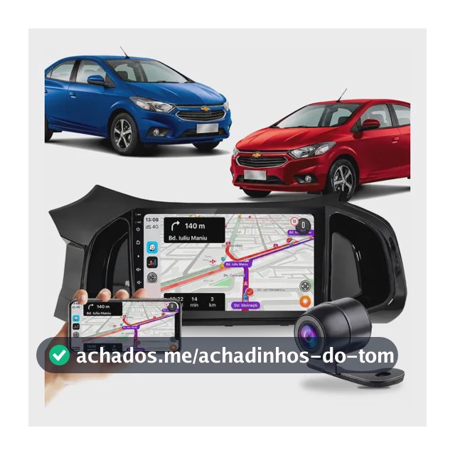 Kit Completo Multimídia 9  Onix 14 2015 2016 2017 2018 2019