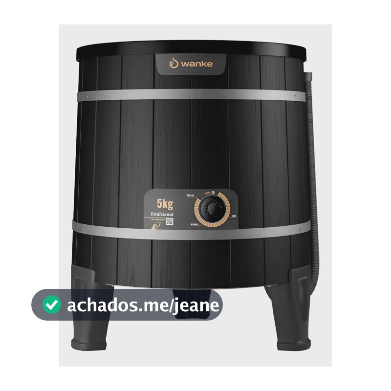 Máquina de lavar semi-automática Wanke hasta 5kg - marrom-escuro