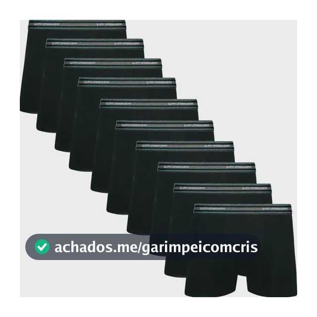Kit 10 Cuecas Box Lupo Algodão Boxer Masculina Cotton