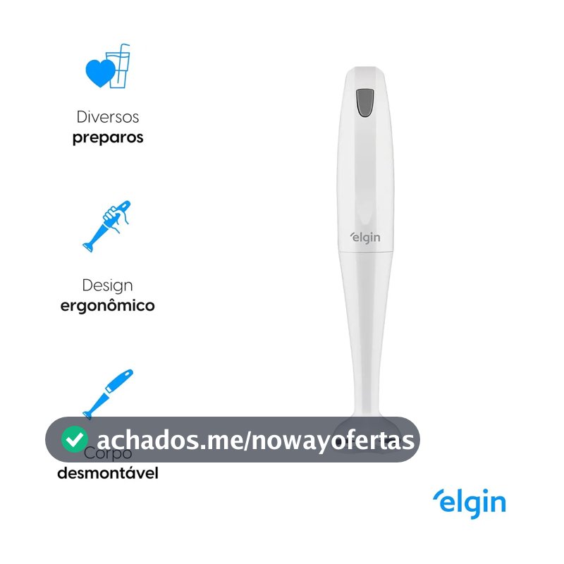 Mixer De Mão 200w Compacto Leve E Ergonômico MIX1001 Elgin