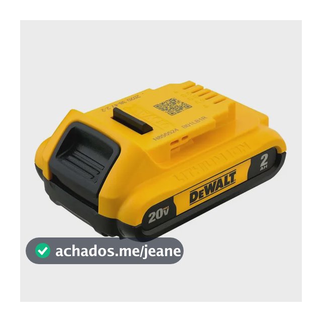 Bateria de íon-lítio Dewalt Dcb203 20v 2 Ah