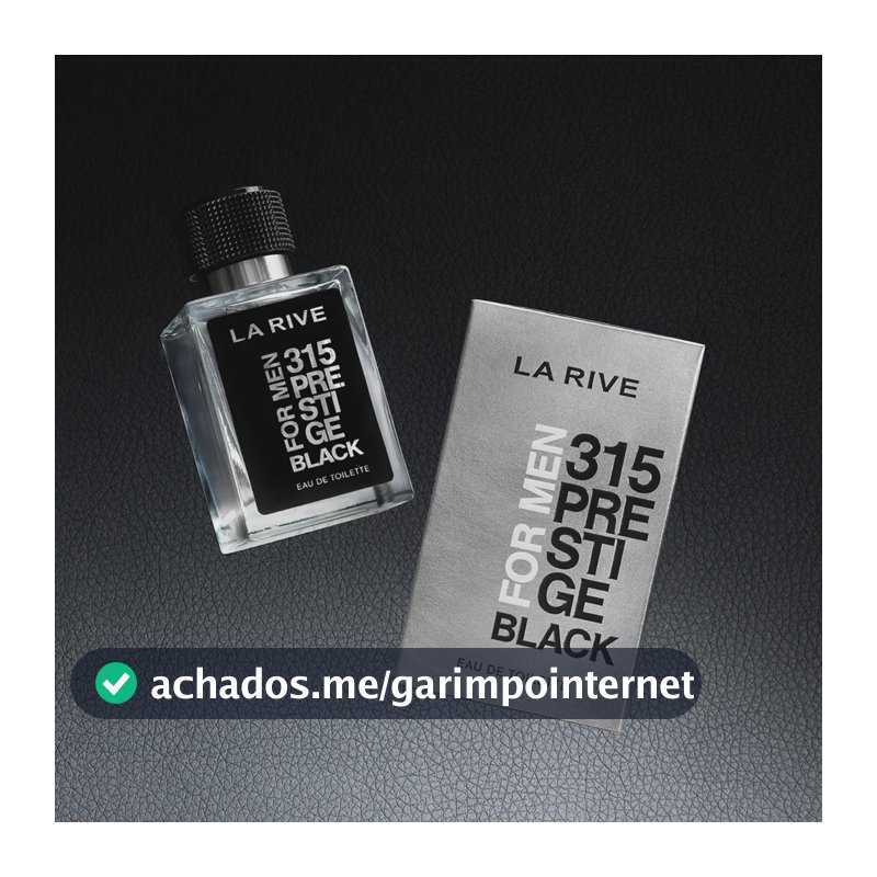 Perfume La Rive 315 Prestige Black Eau De Toilette Masculino - 100ml