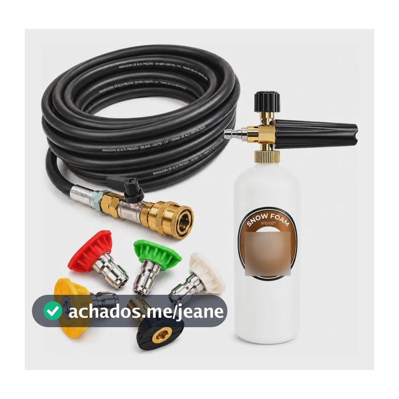 Snow Foam Registro Bicos Coloridos Mangueira 6m Wap Ousada