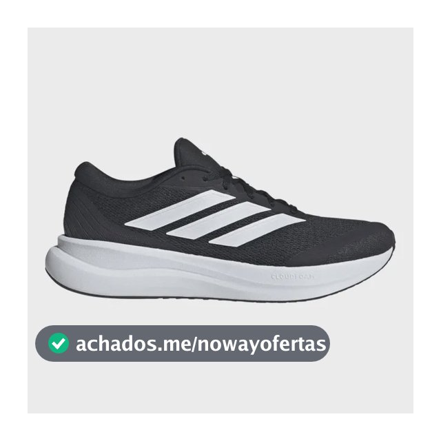 Tênis De Corrida Masculino Runfalcon 6 Cloudfoam adidas Preto Liso 41 Br