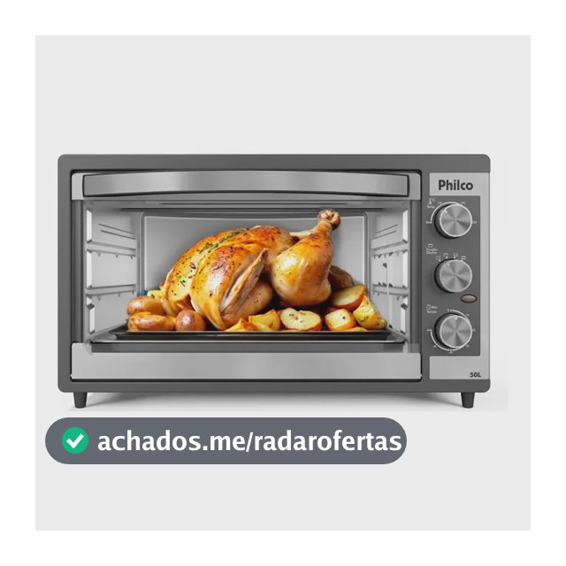 Forno Elétrico Philco 50L Dupla Resistência PFE52P