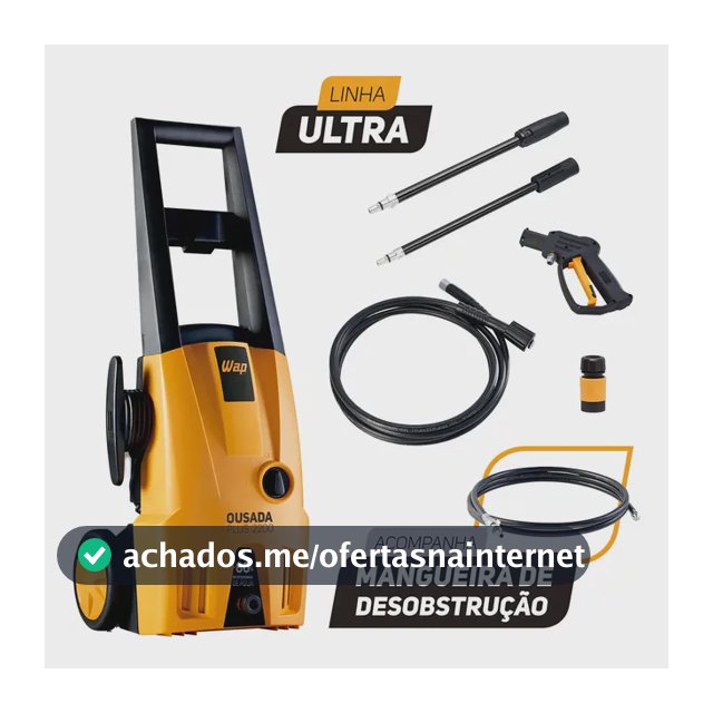 Desobstruidora de Alta Pressão Wap Ousada Plus 2200 Ultra 1500W com 1750psi