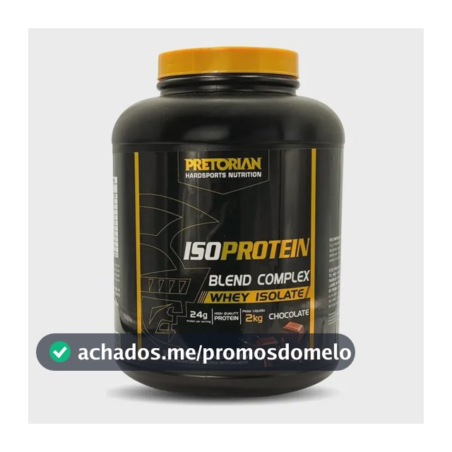 Whey Protein Isolado Iso Protein Blend Complex 2kg Pretorian Sabor Chocolate