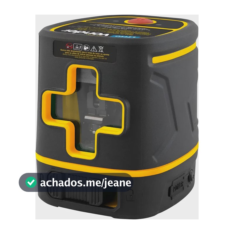Nível A Laser Verde Recarregável 20m Nlr 020 Vonder