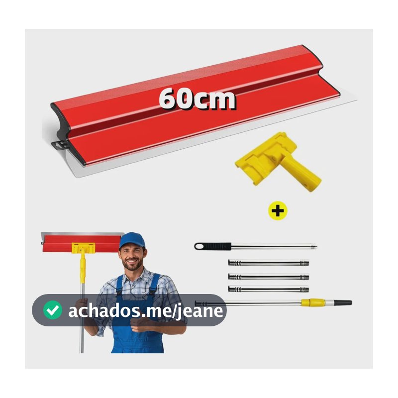 Desempenadeira 60cm Suporte Para Massa Corrida E Extensor