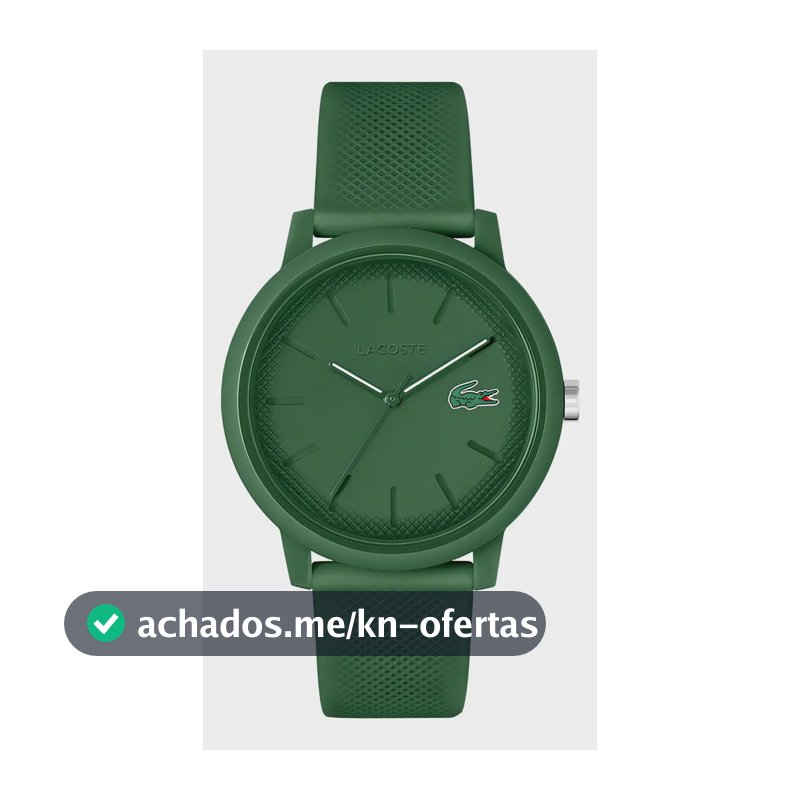 Relógio Lacoste Masculino Borracha Verde 2011170