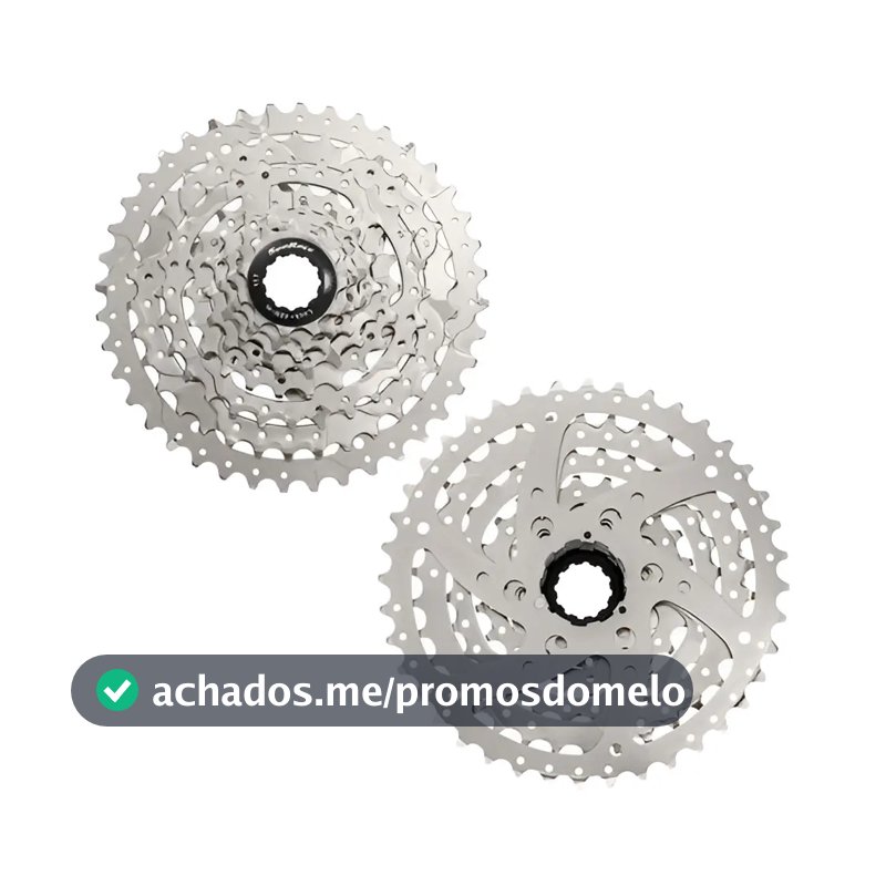 Cassete SunRace 8v M680 11x40 Para Mountain Bike, Aço Prateado