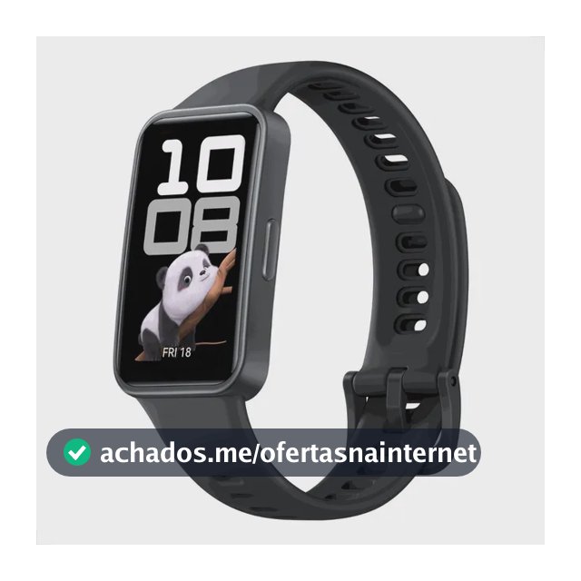Smartwatch HUAWEI Band 10 Caixa de Polímeros Duráveis Análise do Sono em Nível Profissional Assistente de Bem-estar Emocional Relógio Smartwatch Compatível com Android e iOS Preto