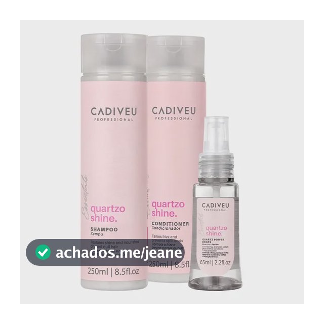 Kit Cadiveu Essentials Quartzo Shine - Ritual De Brilho