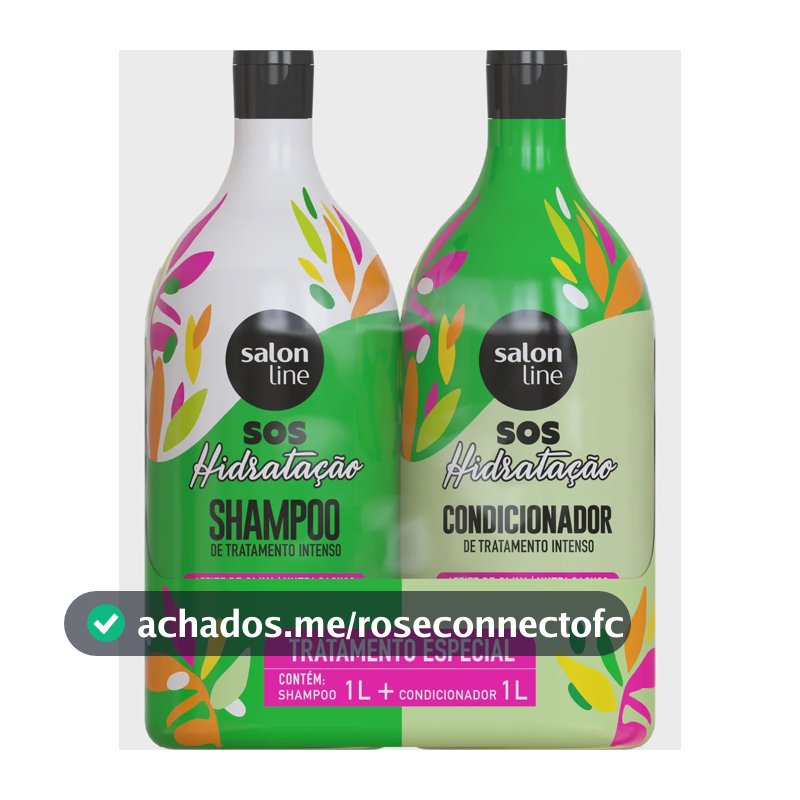 Salon Line Sos Hidratação Oliva Shampoo + Condicionador