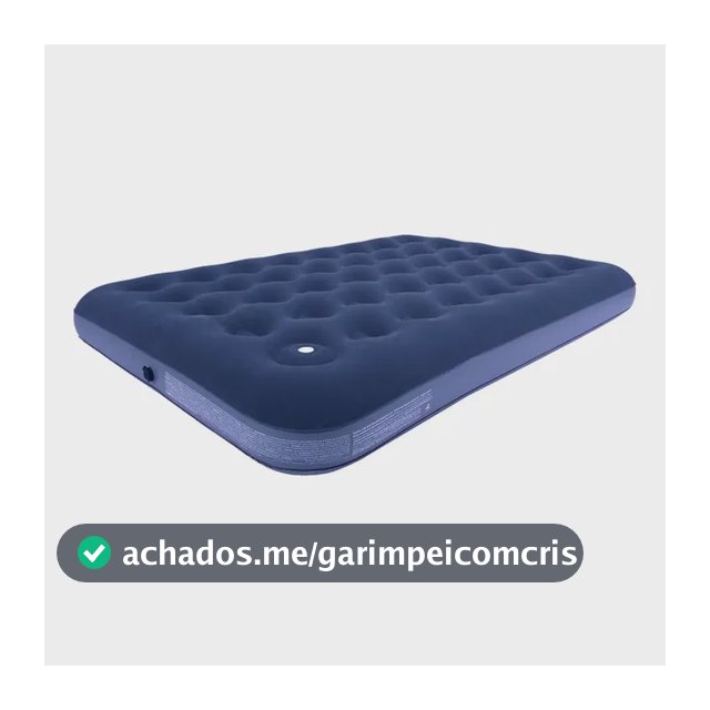 Colchão Inflável Casal Acampamento Inflador Acoplado O2flow