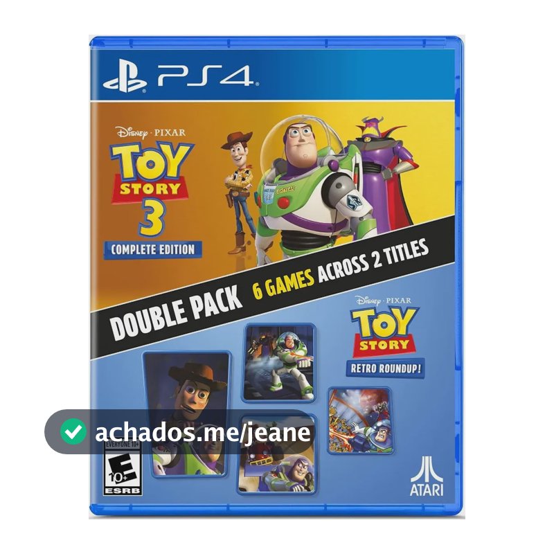 Toy Story 3 + Retro Roundup Double Pack Ps4 Midia Fisica
