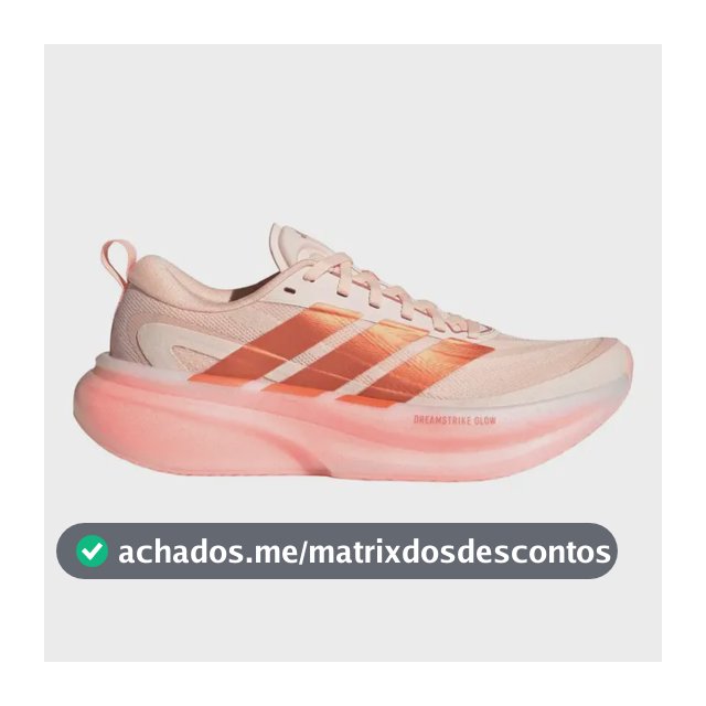 Tênis Feminino Supernova Glide adidas Laranja Liso 36 Br