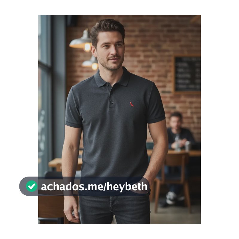 Camisa Polo Reserva Pica Pau Vermelho Preto N/a Gg Liso