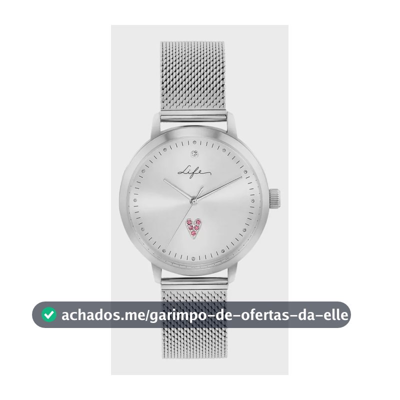 Relógio Life Cuore Feminino Aço Prateado Prateado