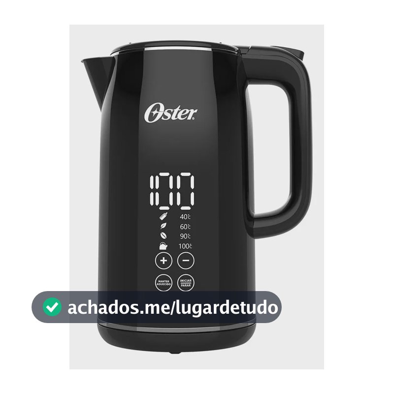 Chaleira Digital Oster 1,7l Com Controle De Temperatura