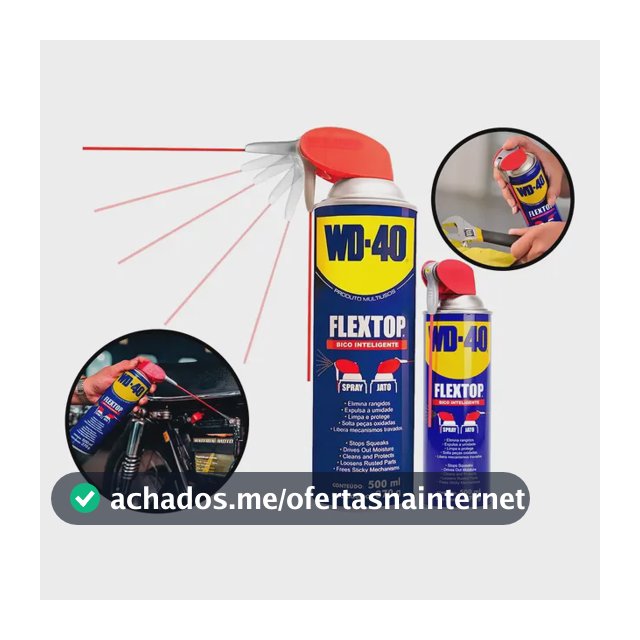 Óleo Lubrificante Desengripante Multiuso 500 Ml Flextop Wd40